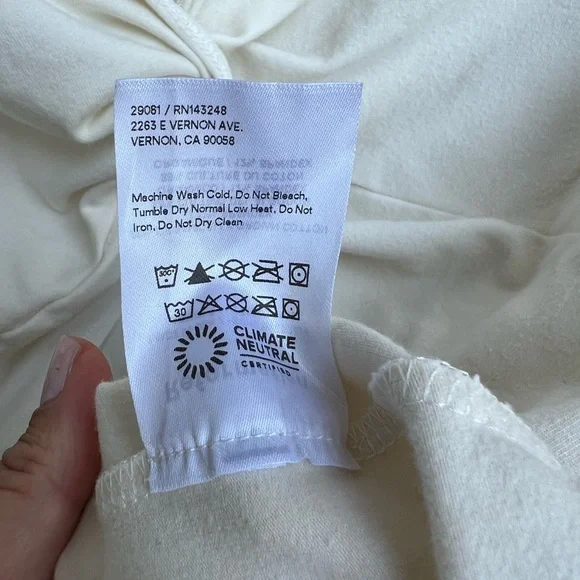 Reformation Ivory Kelia Knit Long Sleeve Top - Picture 5 of 5